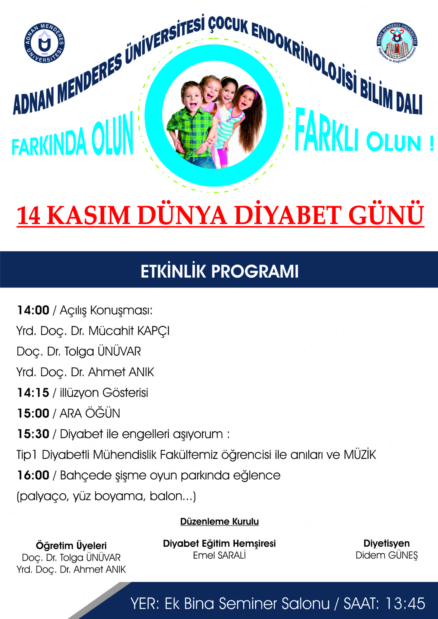14 Kasım Dünya Diyabet Günü 14 Kasım Dünya Diyabet Günü
